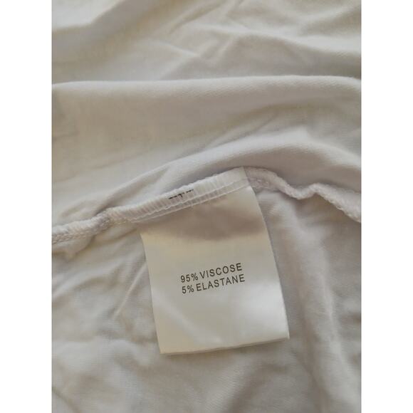 Bodycode Scoop Neck Half Sleeve Classic T-shirt Ballet Tee White Large - Picture 7 of 9